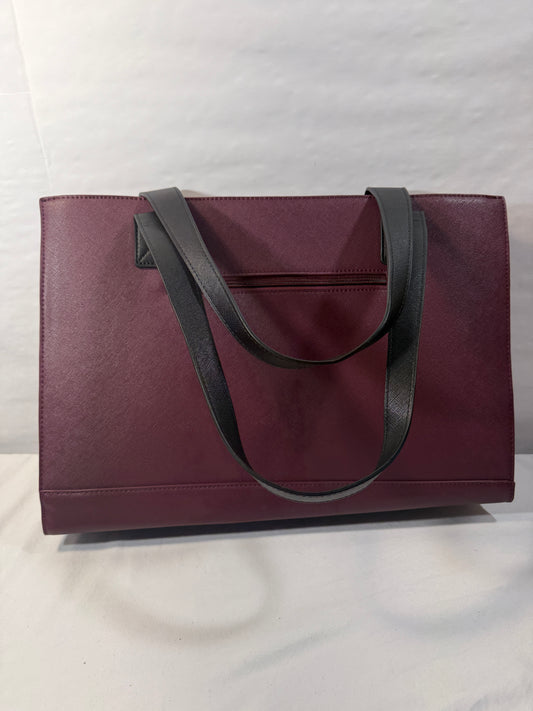 Laptop Tote Bag for Women 15.6 Inch Waterproof Leather Computer Bags For Women