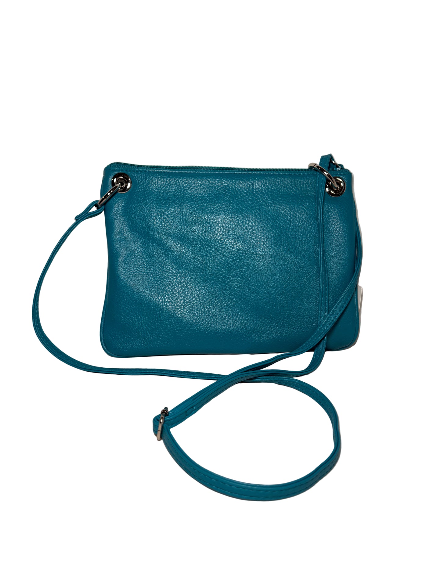 Vintage Koltov Teal Green Crossbody Purse Bag