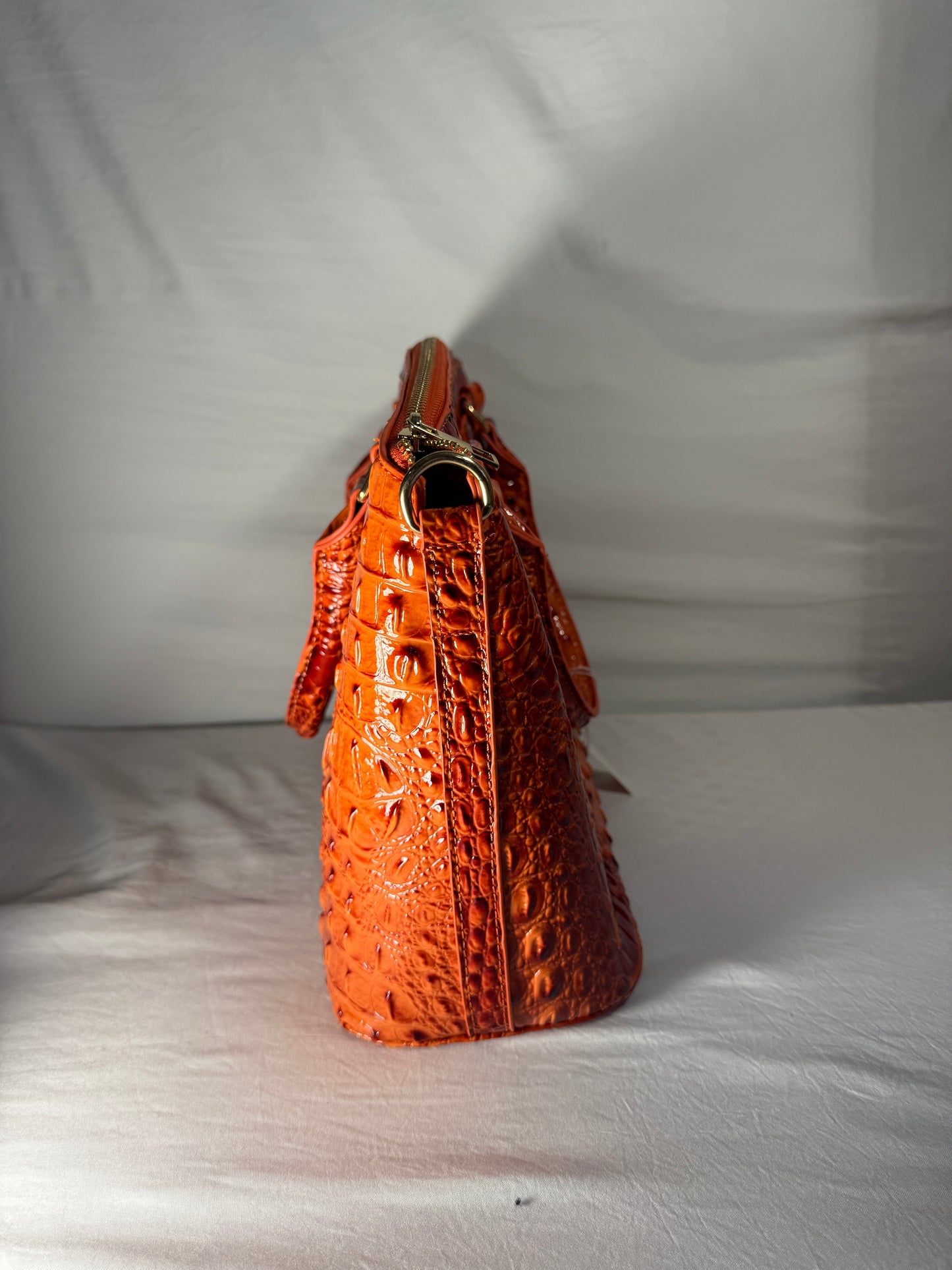 Crocodile Pattern Satchel Tote Bag