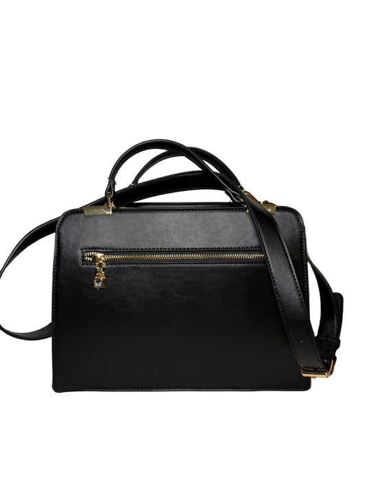 Steve Madden Crossbody Bag Top Handle Satchel Black