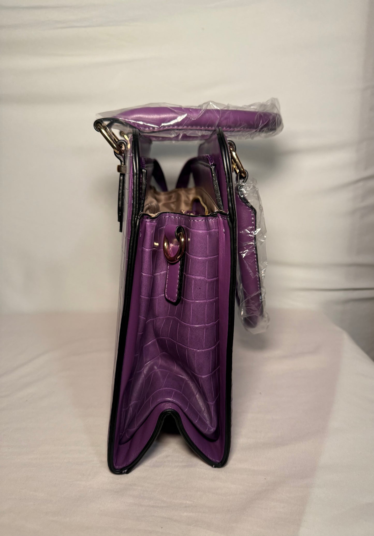 Satchel Purse Top Handle Bag Purse And Wallet Set Work Tote Bags 2pcs