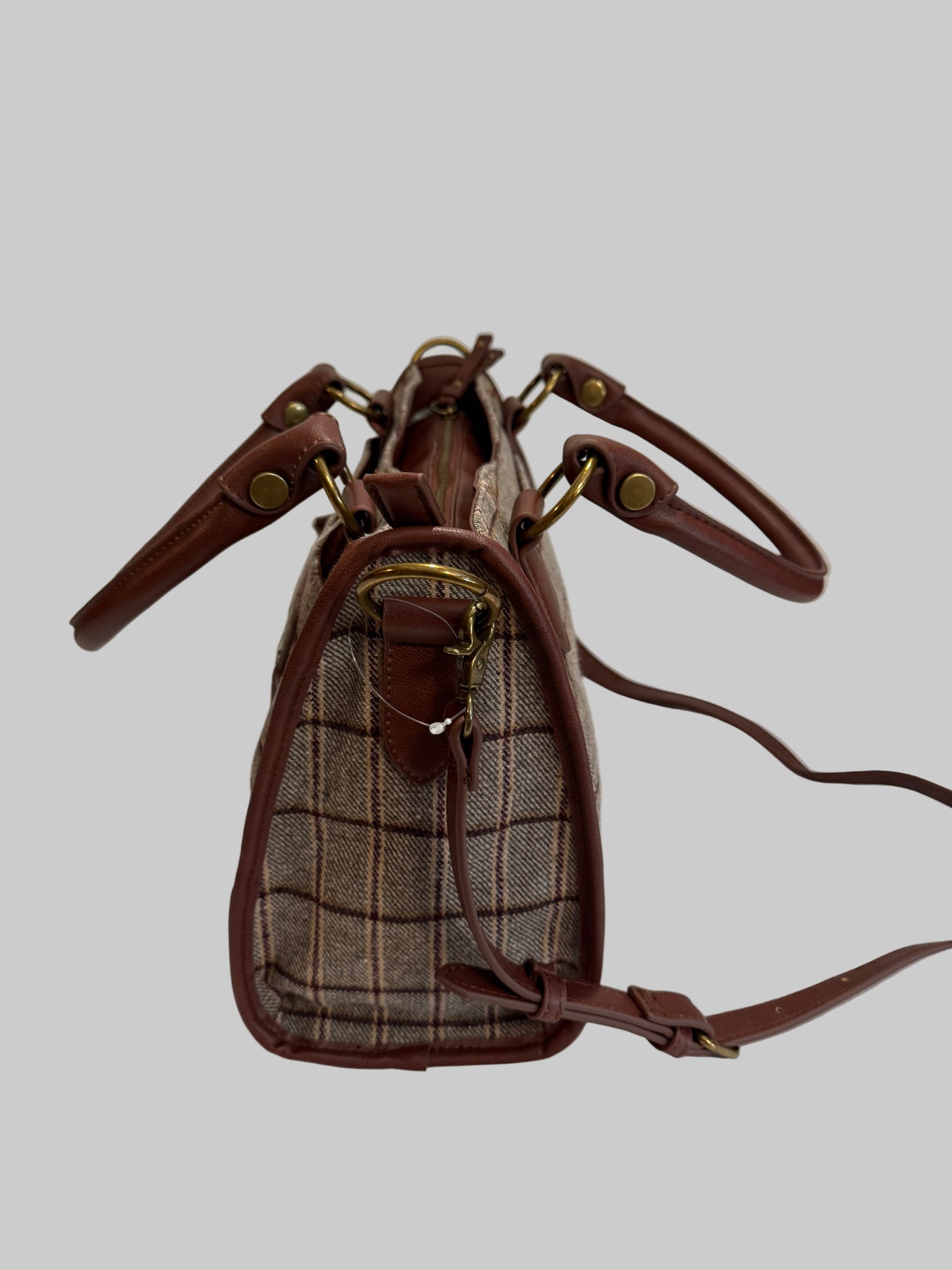 Frye and Co. Plaid Satchel