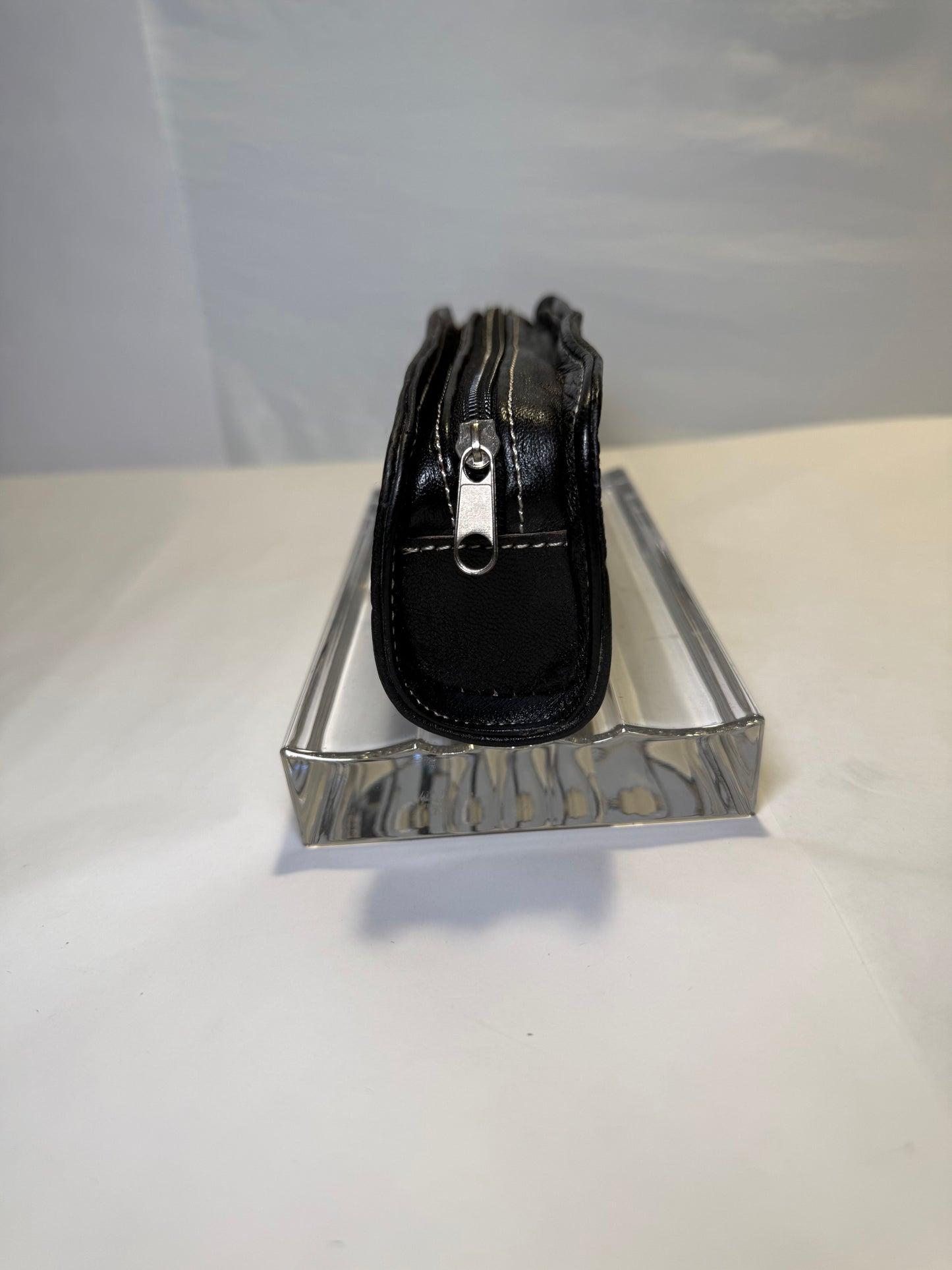 Small Leather pencil case/Make up bag