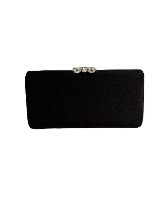 Kelly & Katie Crystal Satin Clutch