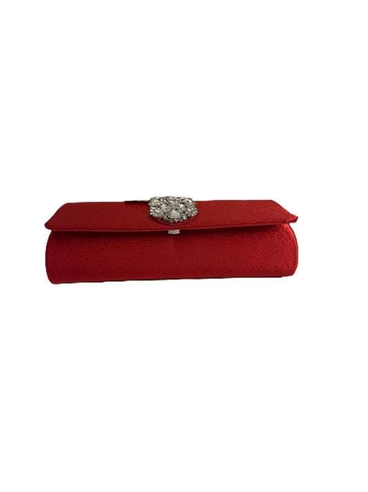 Kelly & Katie Crystal Satin Clutch
