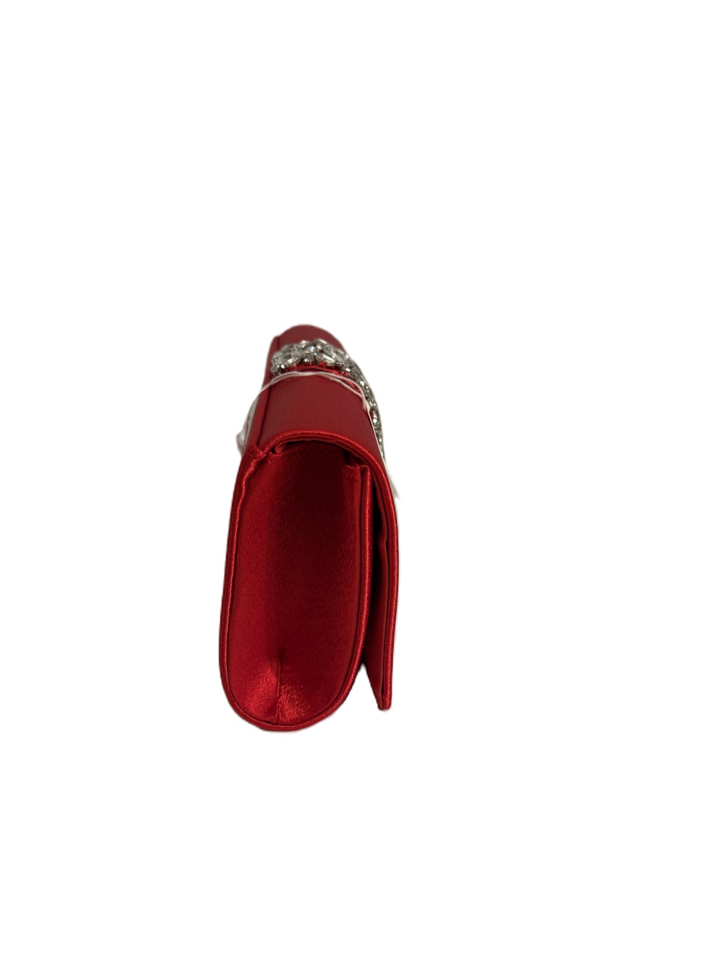 Kelly & Katie Crystal Satin Clutch