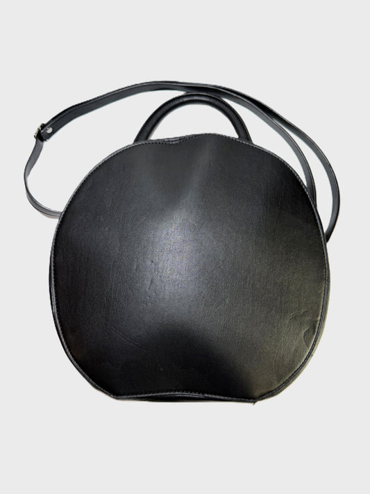 Pre-owned Steve Madden Leather Round Crossbody Bag