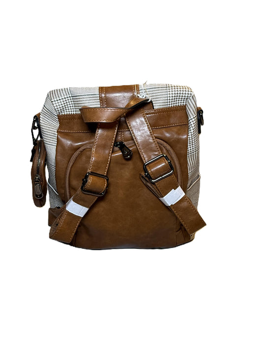 Plaid Backpack Purse