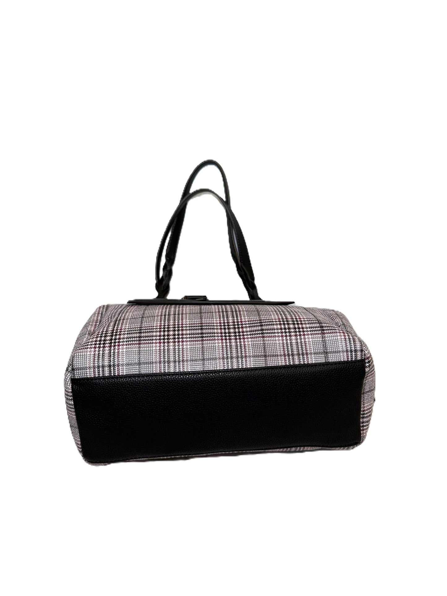 St. John's Plaid Top Handle Tote