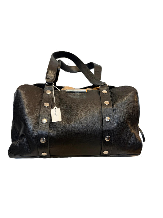 Cole Studded Leather Satchel