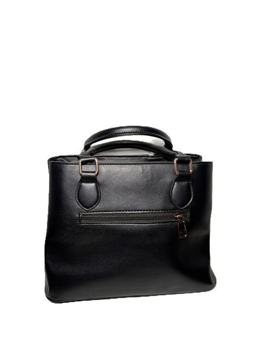 Leather Tote Shoulder Bag Medium Satchel Purse