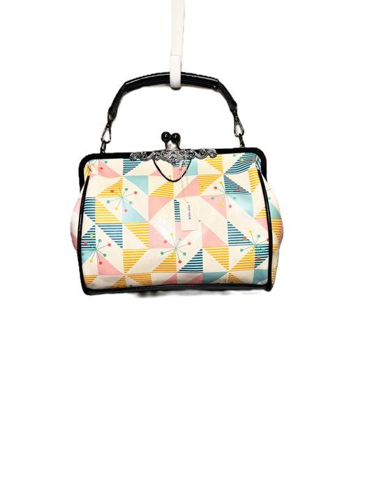 Modern Geometric Kiss lock Handbag