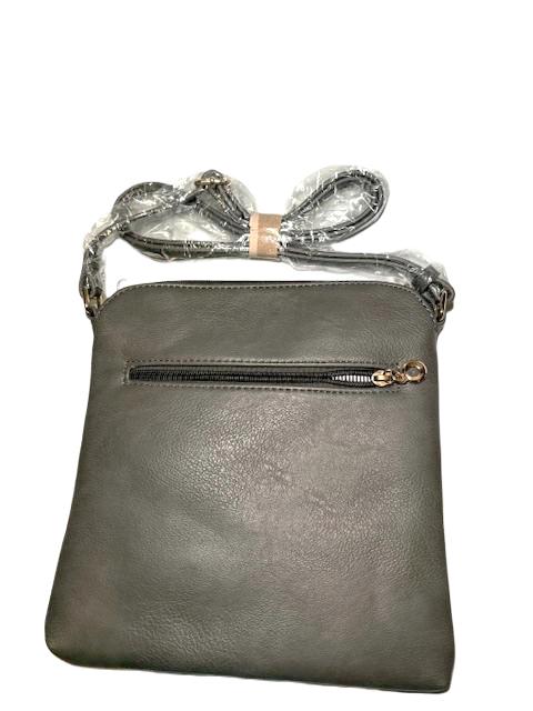 Gray Crossbody Purse W/Tassel (Copy)