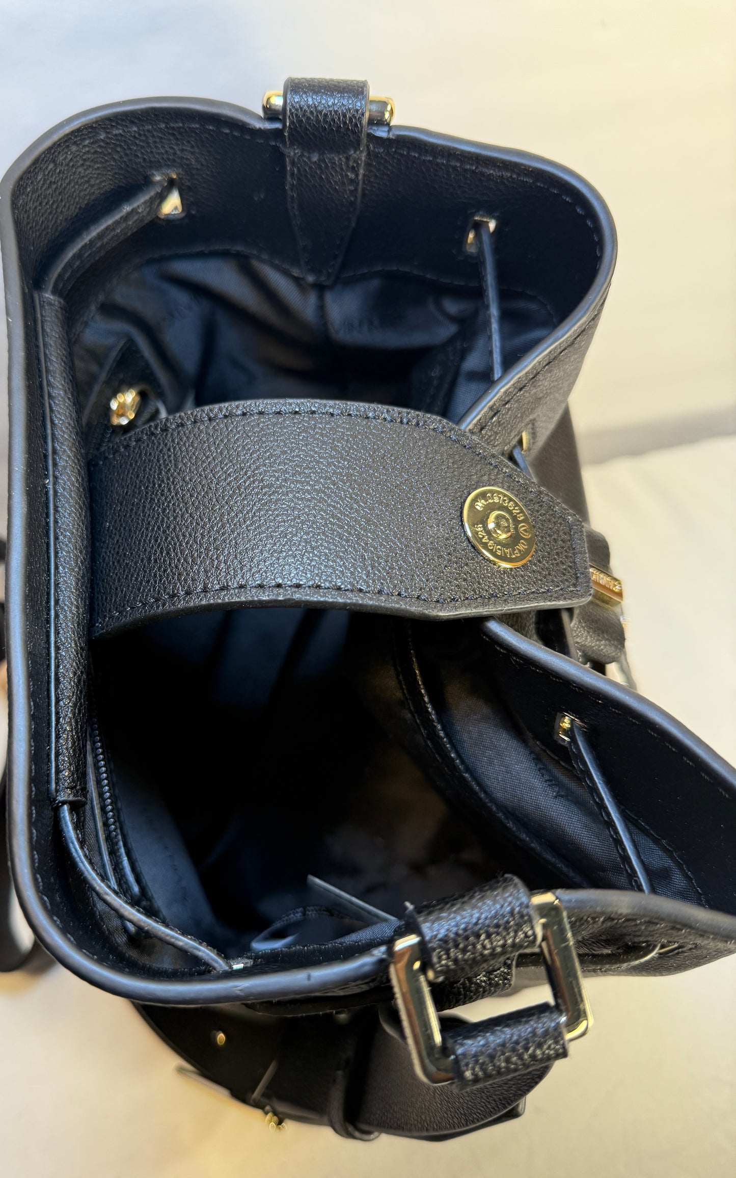 Black Calvin Klein Bucket Bag