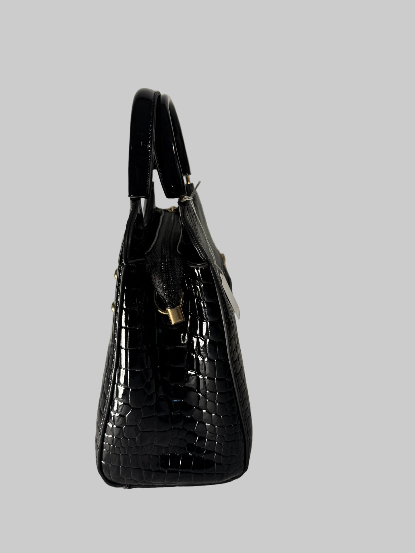 Premium Leather Shoulder Bag: Stone Pattern Crossbody