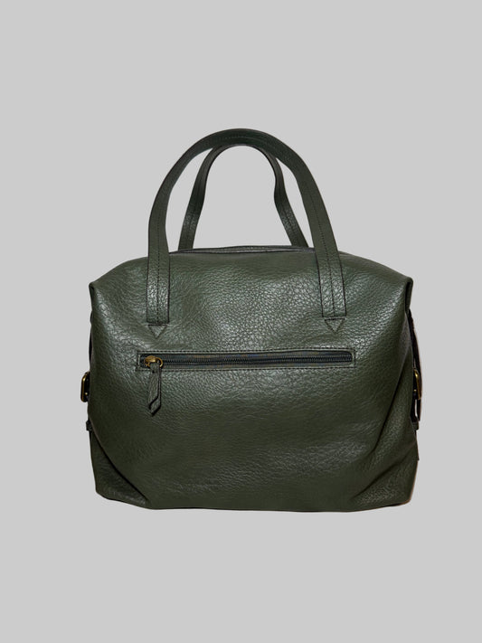 Green Satchel Tote/Shoulder Bag