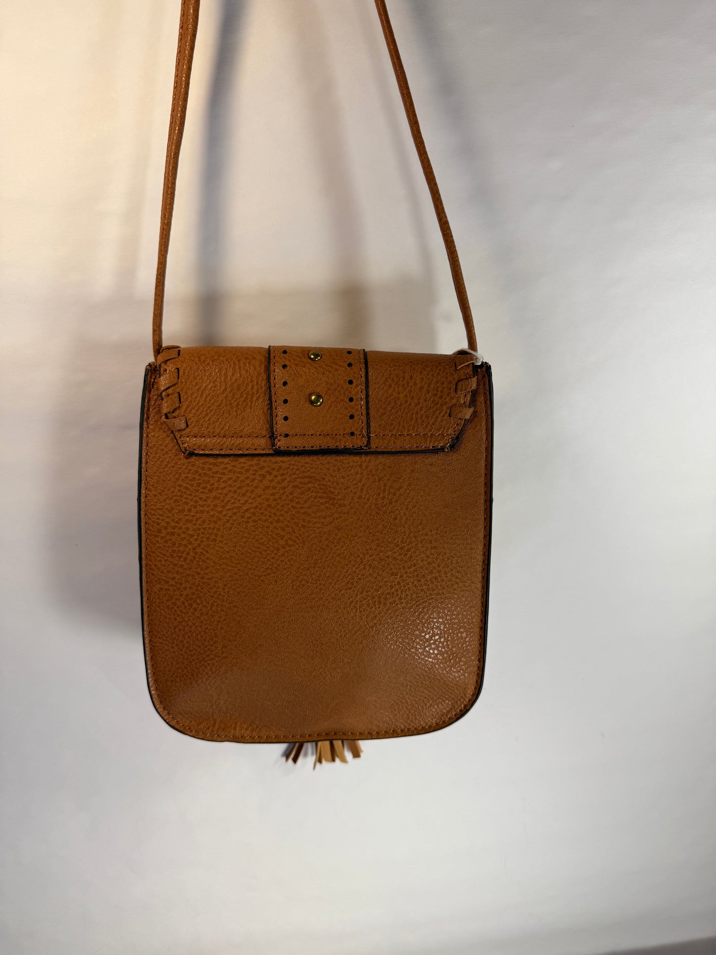 Vintage Vegan Leather Crossbody Bag