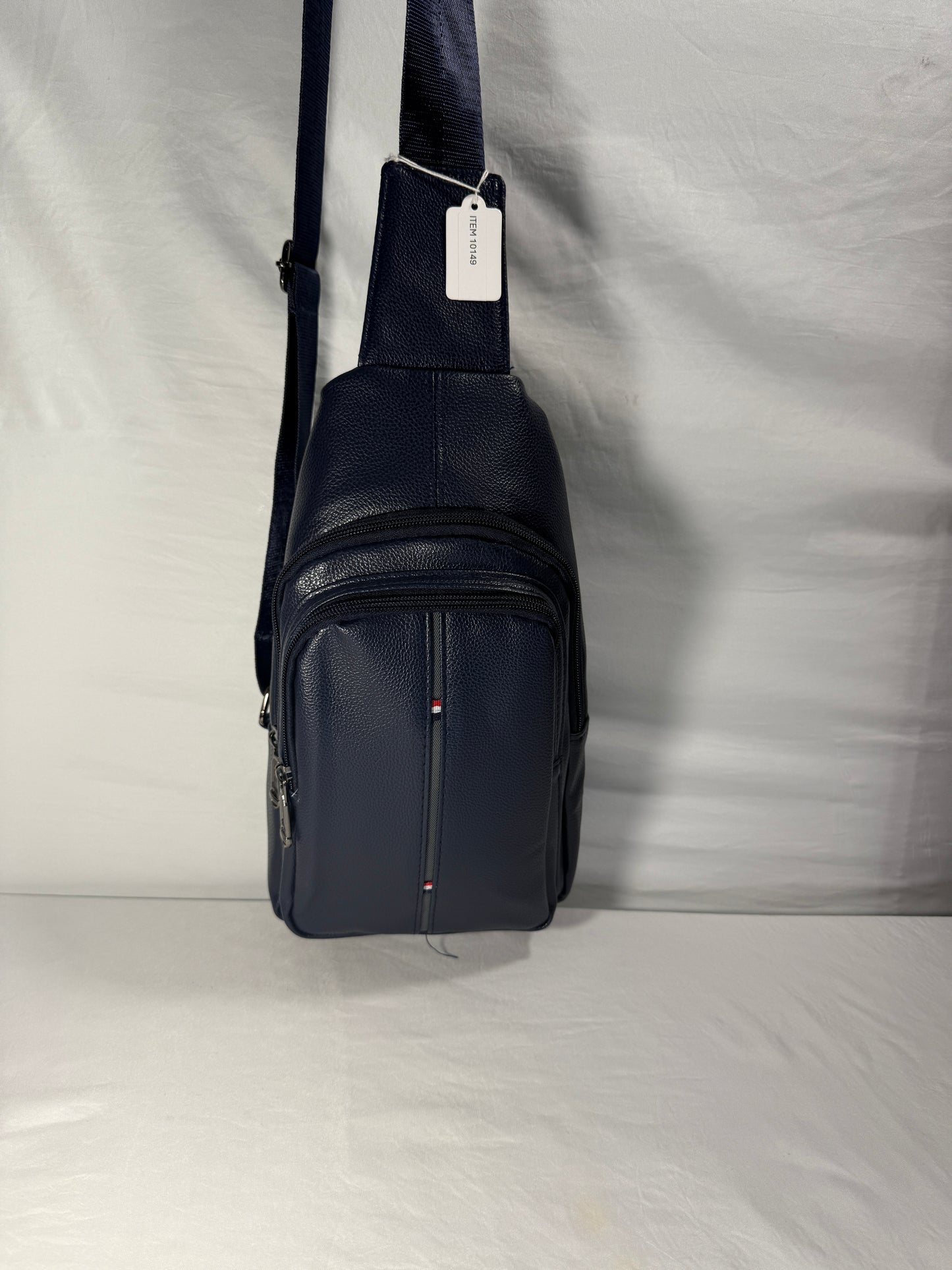 Westend Crossbody Leather Sling Bag Backpack W/Adjustable Strap