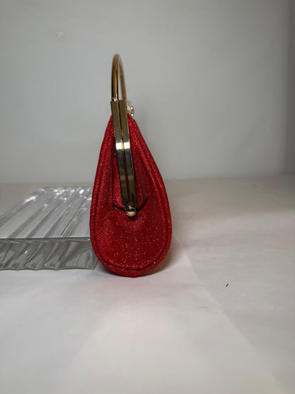 Kelly & Katie Glitter Pleated Satchel