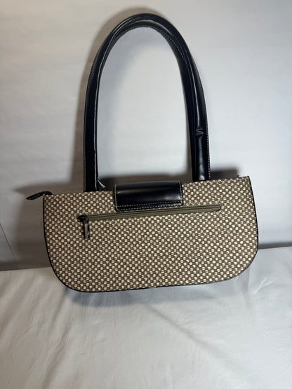 Pre-owned Y2K Purse Shoulder Bag Baguette Red Leather Flower Applique 90s 2000s