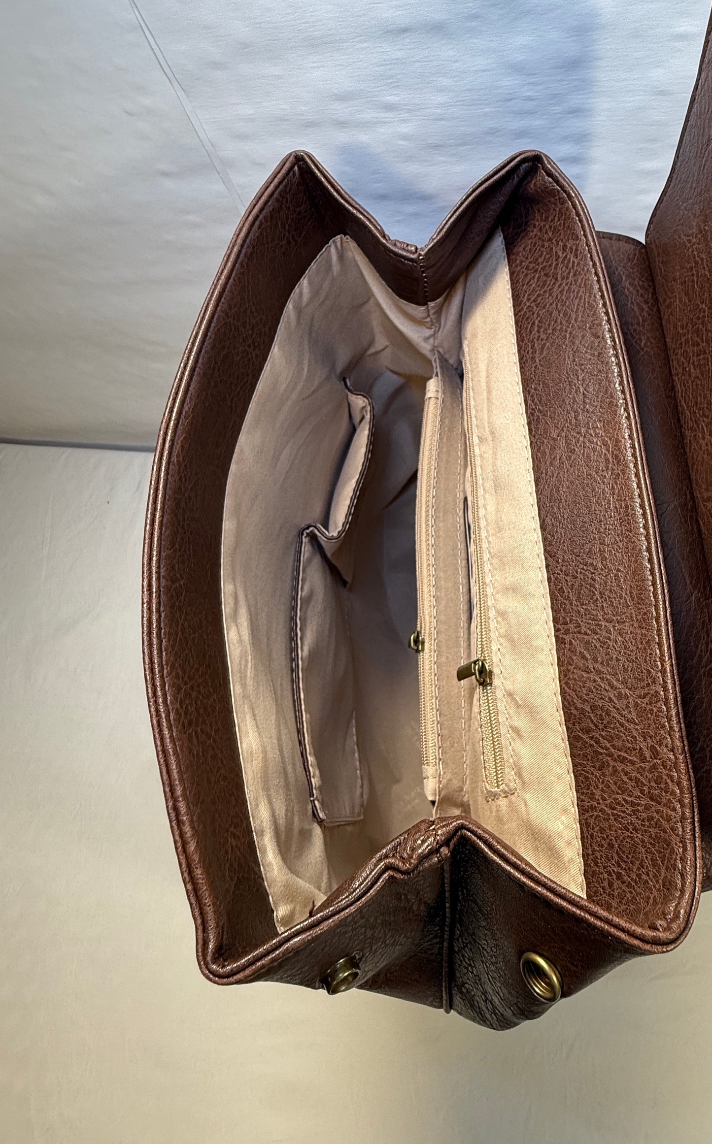 Darcy Marks (London) Brown Vegan Leather Bag