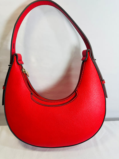 Liz Claiborne Red Oval Shaped Handbag