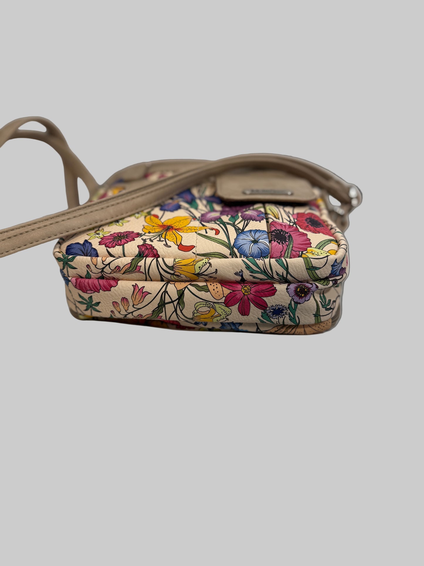 Multisac North South Mini Zip Around Crossbody Bag