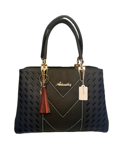 PU Leather Tote/Crossbody Bag