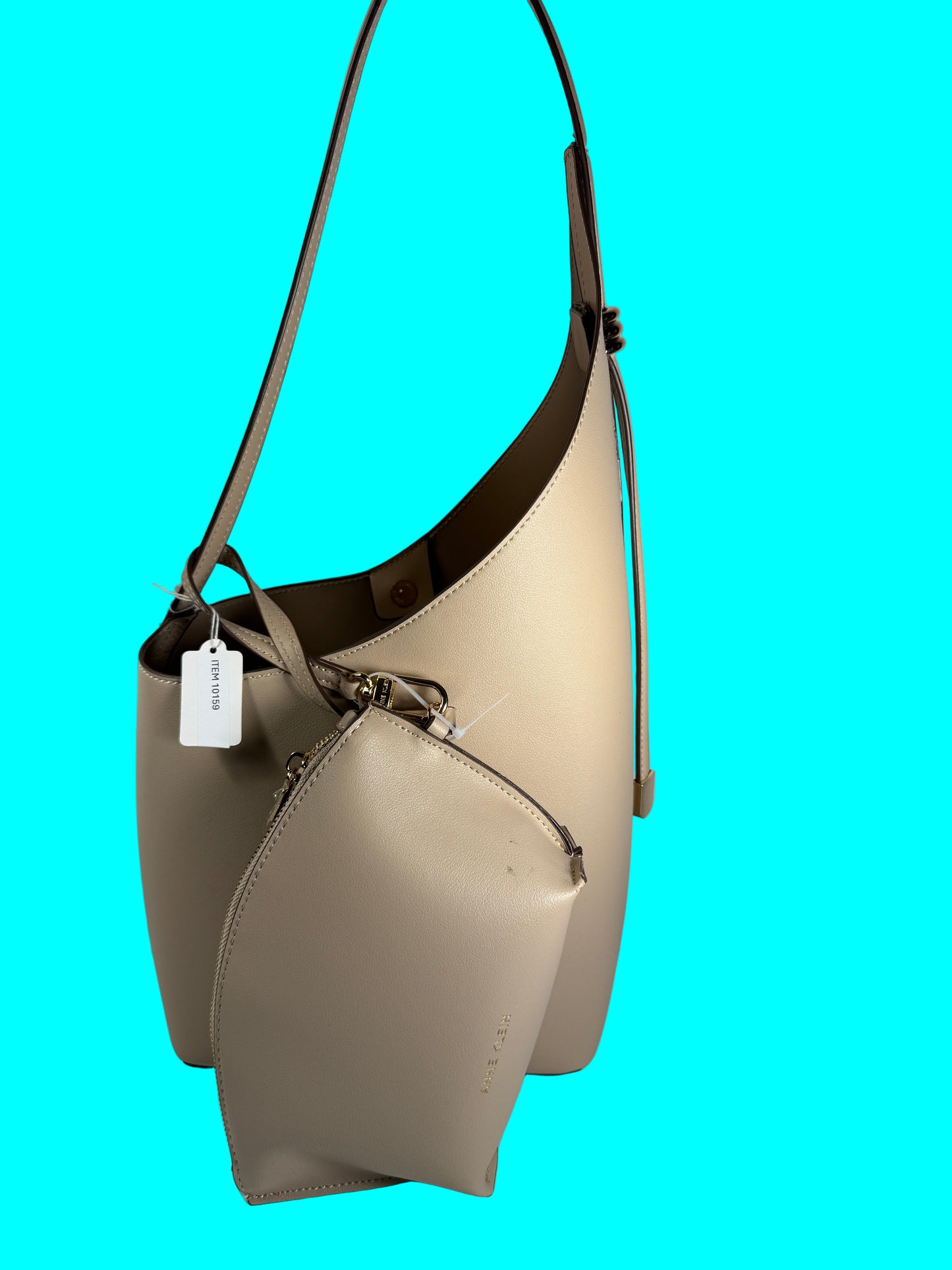 Anne Klein work tote with detachable pouch