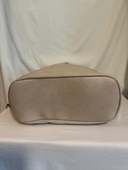 Faux Leather Soft Backpack Shoulder Bag/Tote 