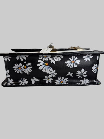 Aldo Crossbody Bag,Aldo Black and Gold Patterned Bag,Women’s Bag.