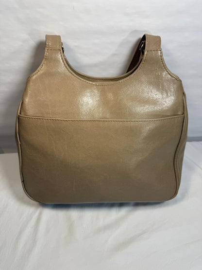 Organizer Purse Handbag Pockets Large Taupe Wallet Dual Strap Shoulder Satchel