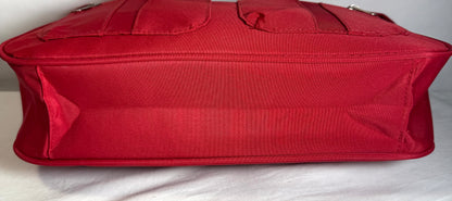 Red Cargo Catchall Tote/Shoulder Bag.