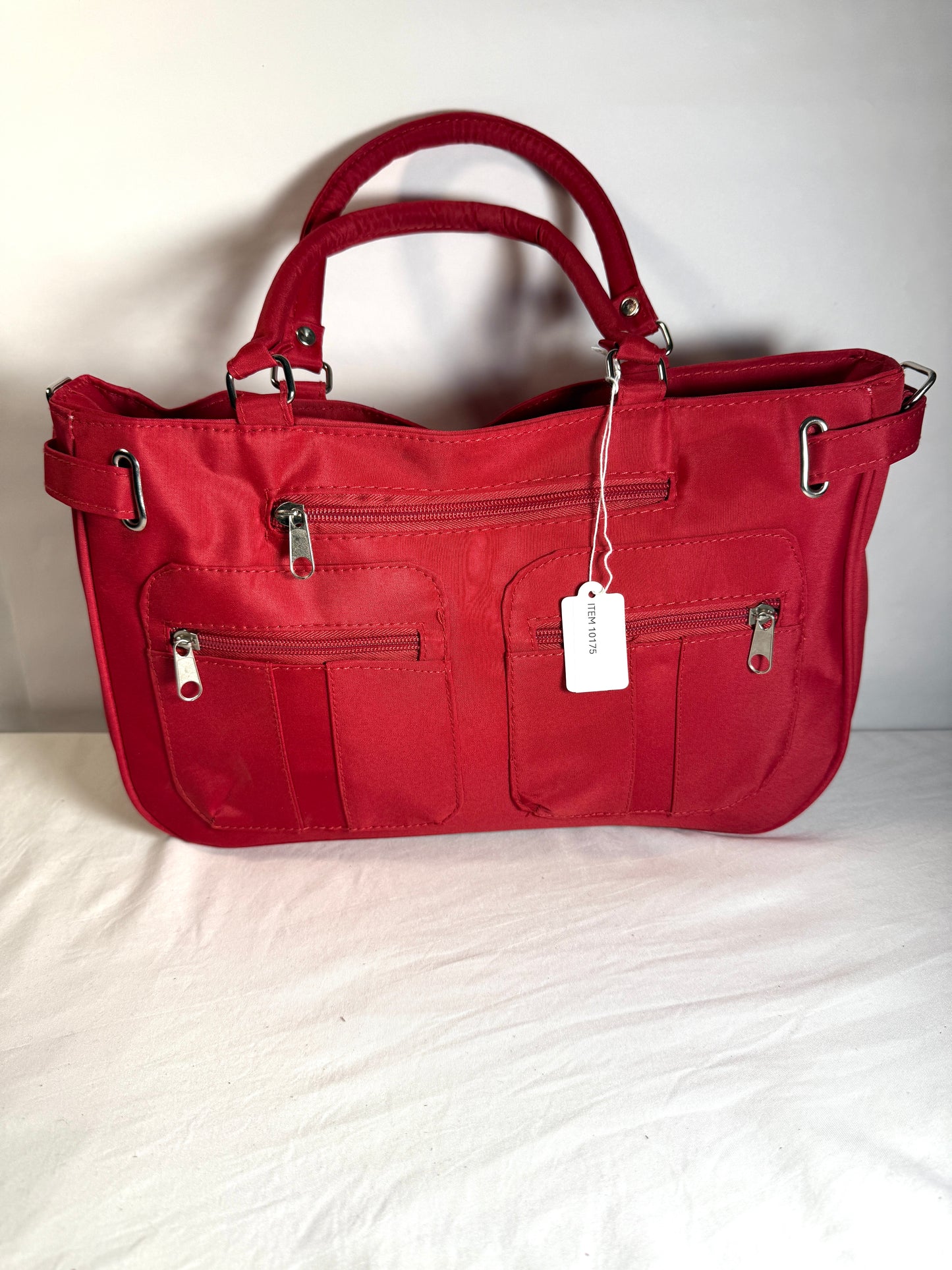 Red Cargo Catchall Tote/Shoulder Bag.