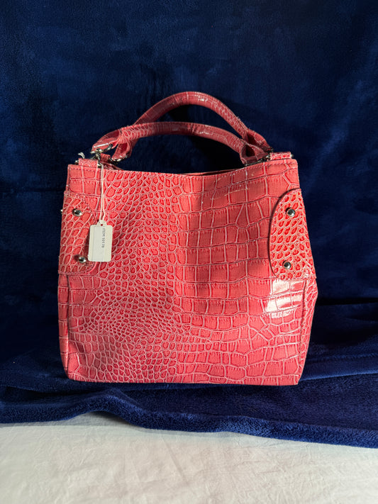 Pre-owned. Excellent Condition. Pretty Pink Patent Leather Purse