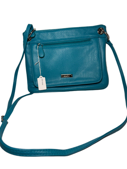 Vintage Koltov Teal Green Crossbody Purse Bag