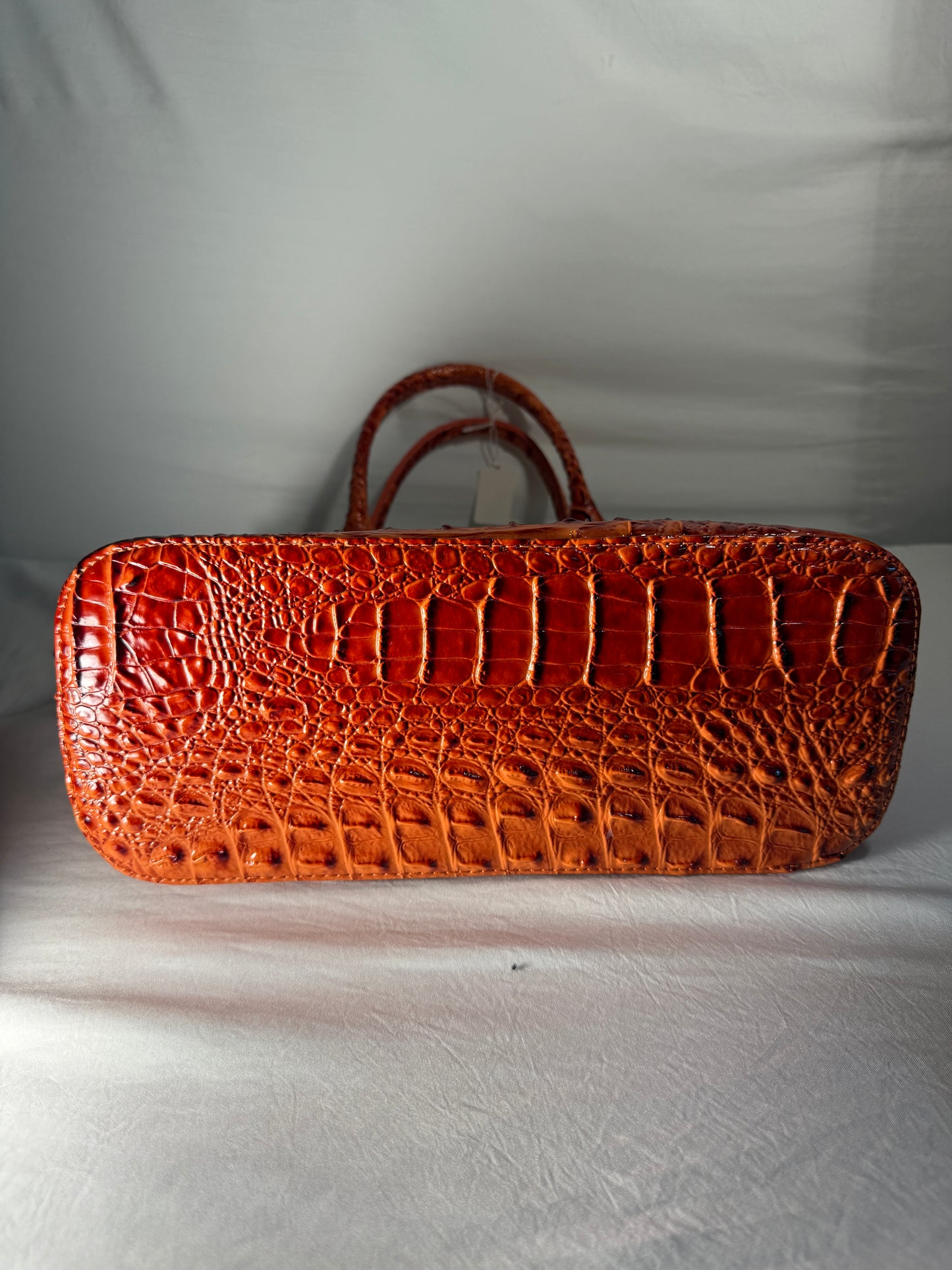 Crocodile Pattern Satchel Tote Bag
