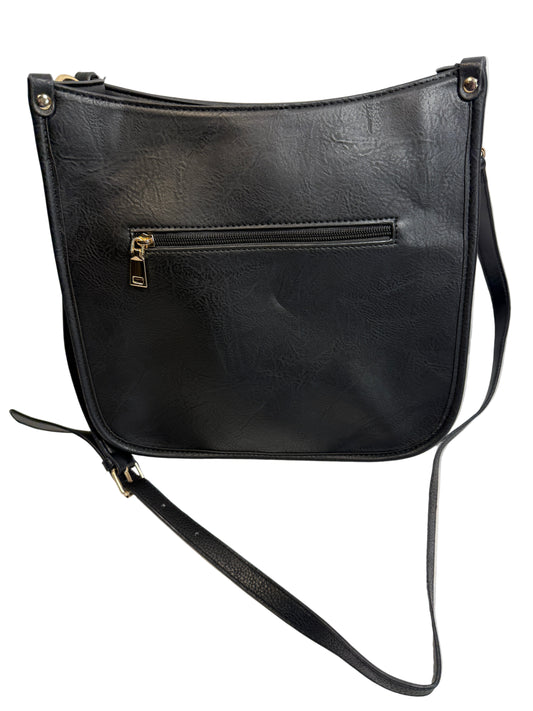 Vegan Leather Crossbody Bag.