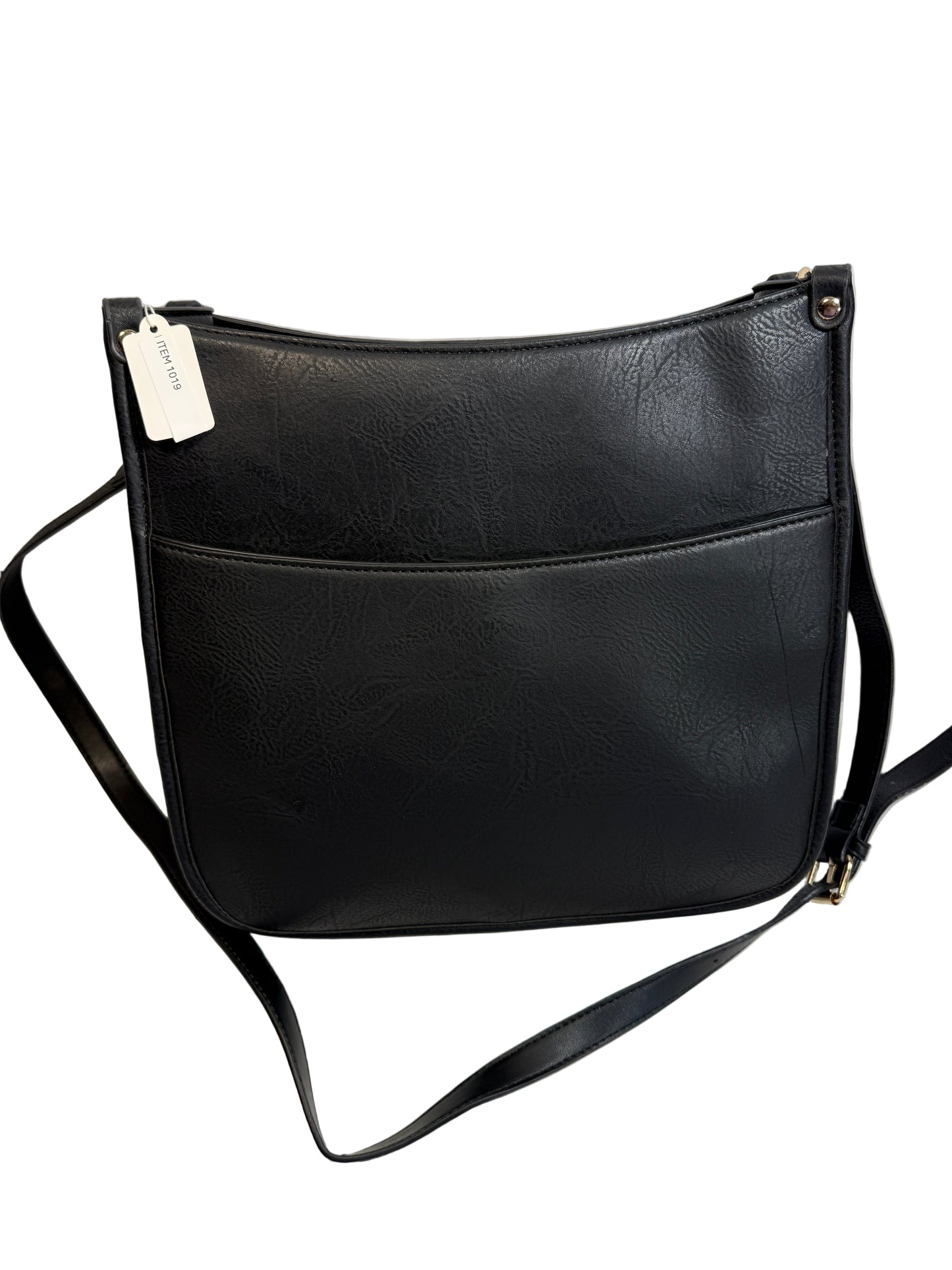 Vegan Leather Crossbody Bag.