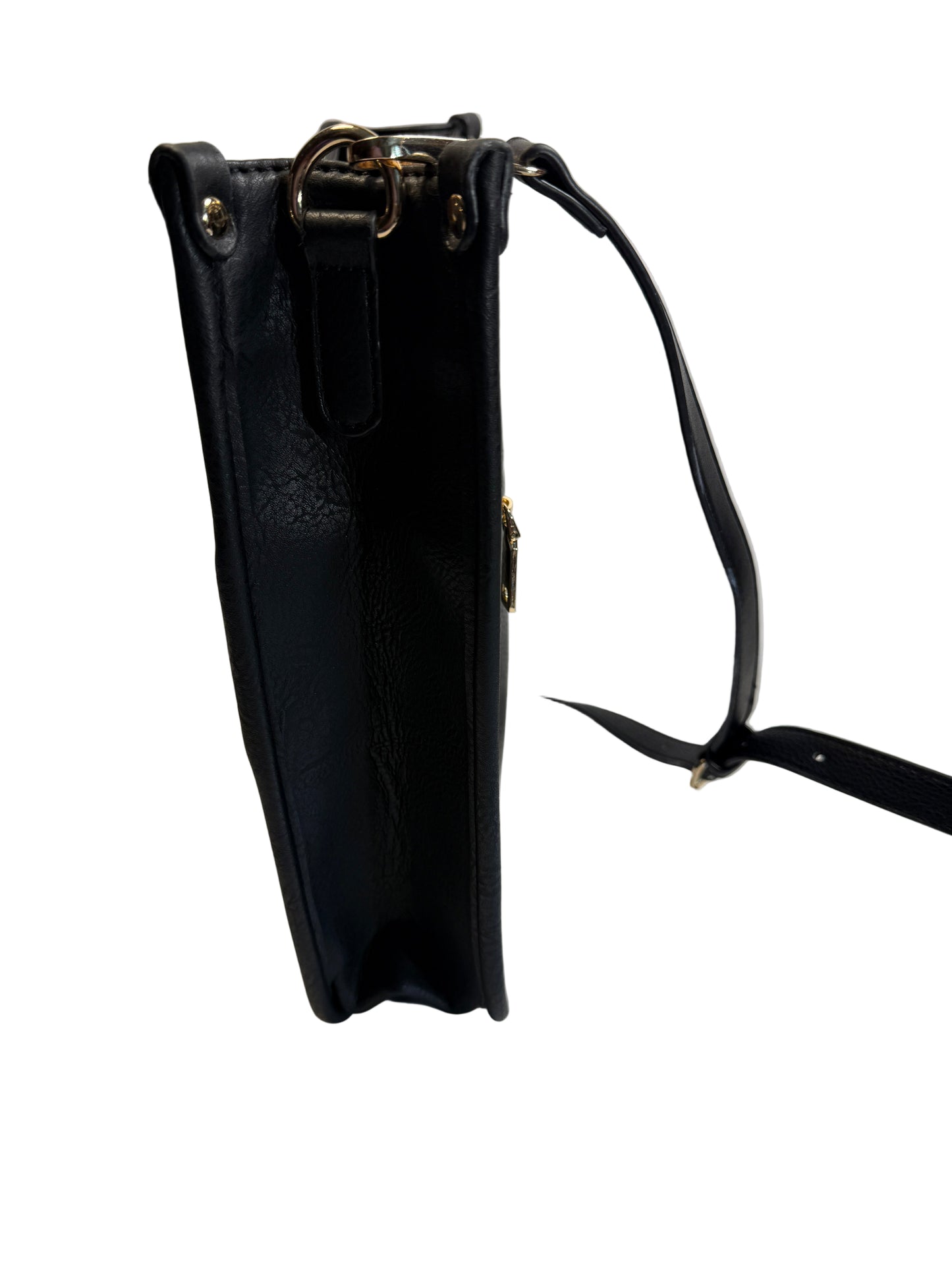 Vegan Leather Crossbody Bag.