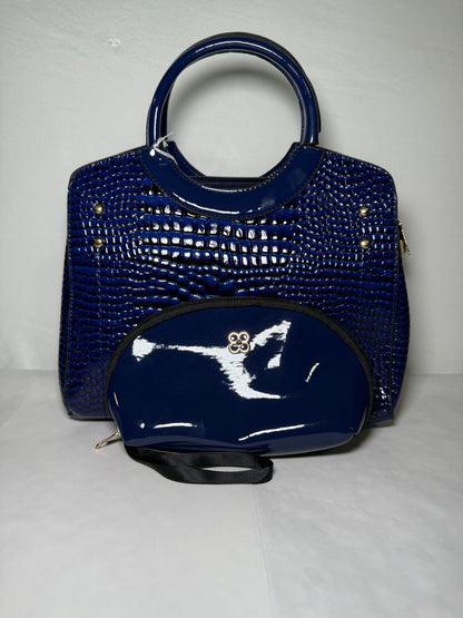 Premium Leather Shoulder Bag: Stone Pattern Crossbody