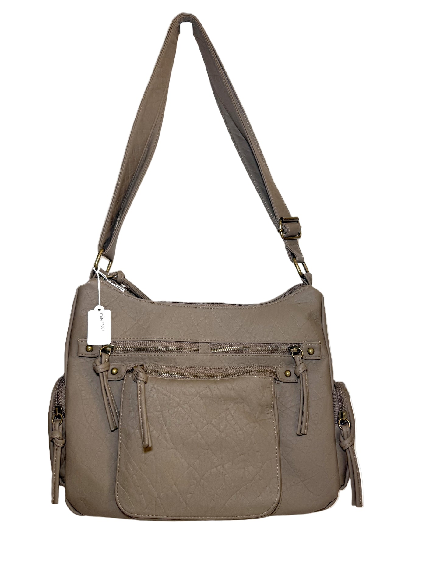 Bueno of California Top Zip Large Crossbody Bag