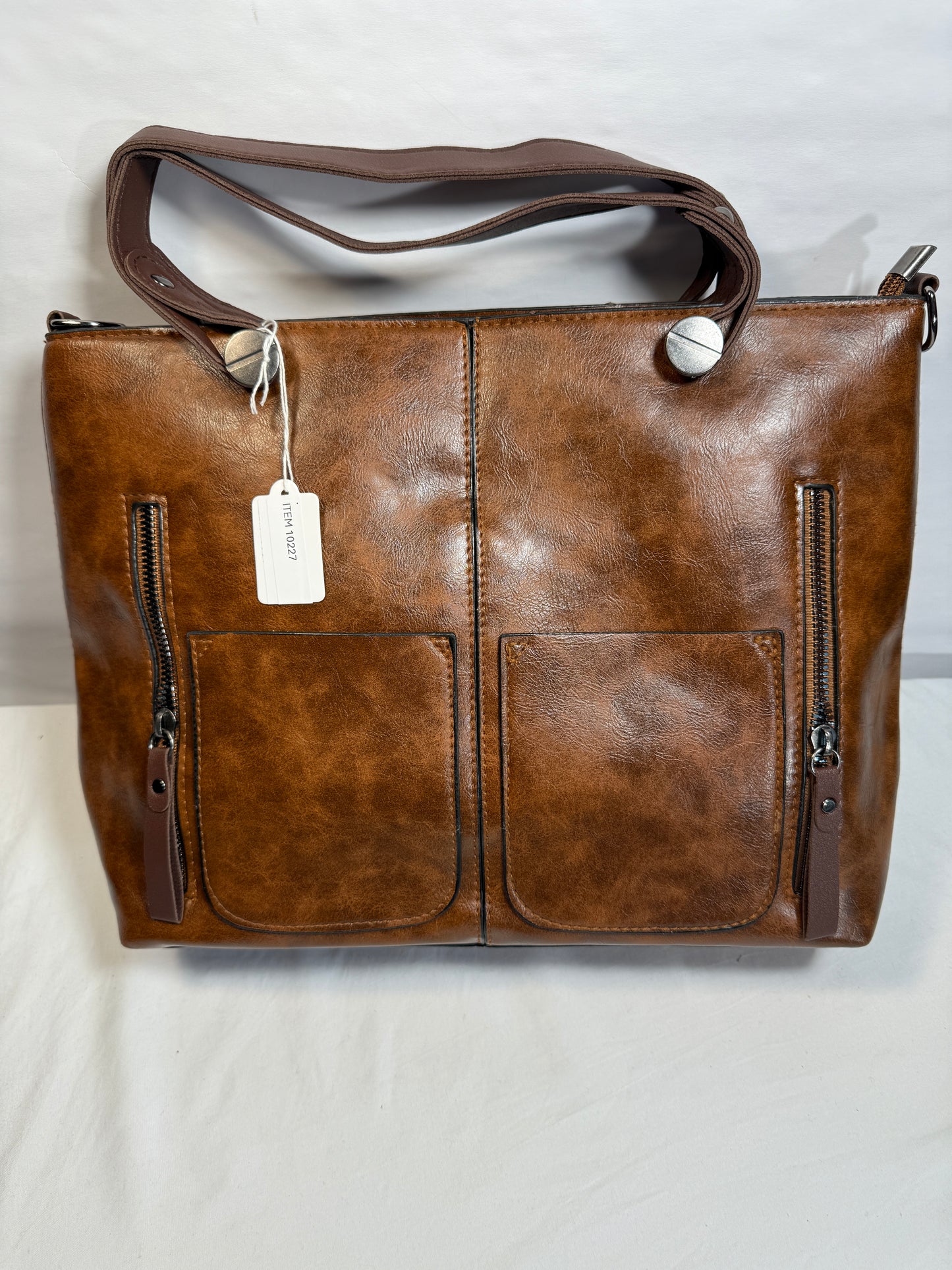 Tote Bag for Women, Leather Tote Bag with Pockets