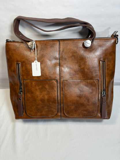 Tote Bag for Women, Leather Tote Bag with Pockets