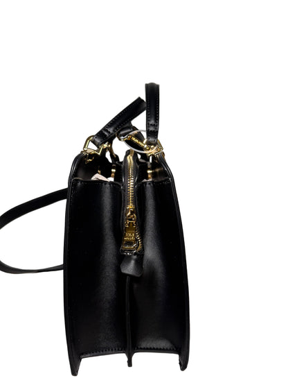 Steve Madden Crossbody Bag Top Handle Satchel Black