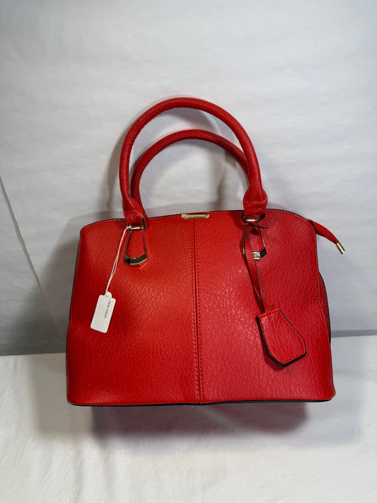 Red Sustainable Synthetic Leather Stylish Fashion Handbag Evening Purse