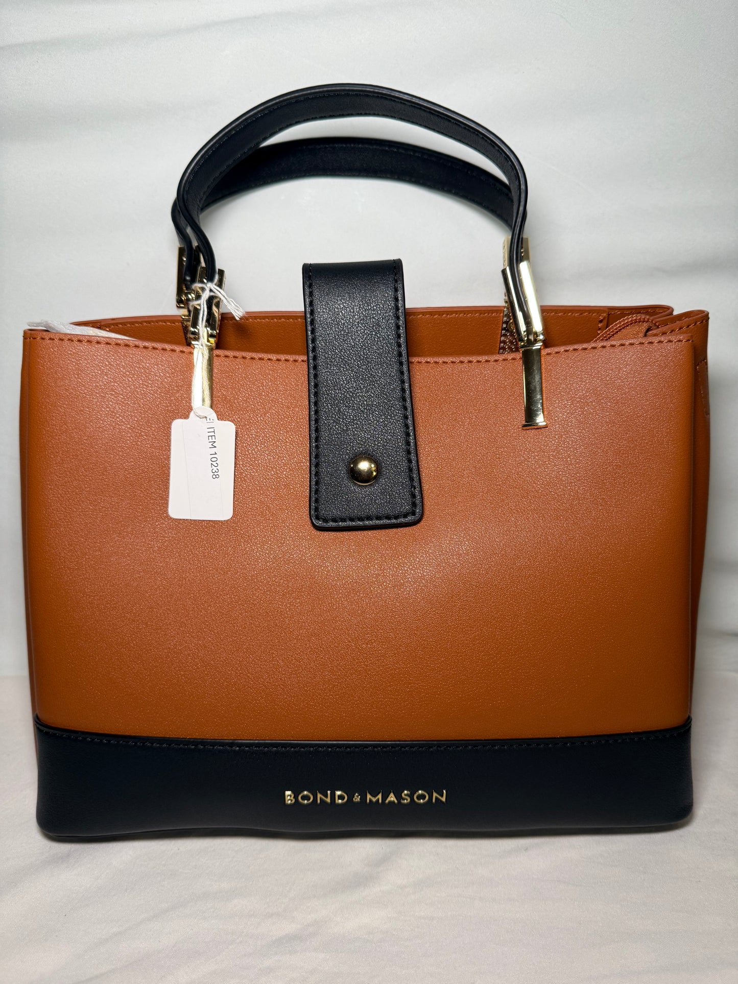 Brown/Black Tote Shoulder Bag