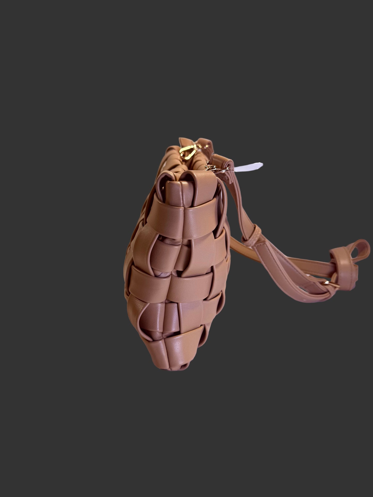 Women’s Woven Crossbody/Tote Bag Pu Leather Shoulder Handbags