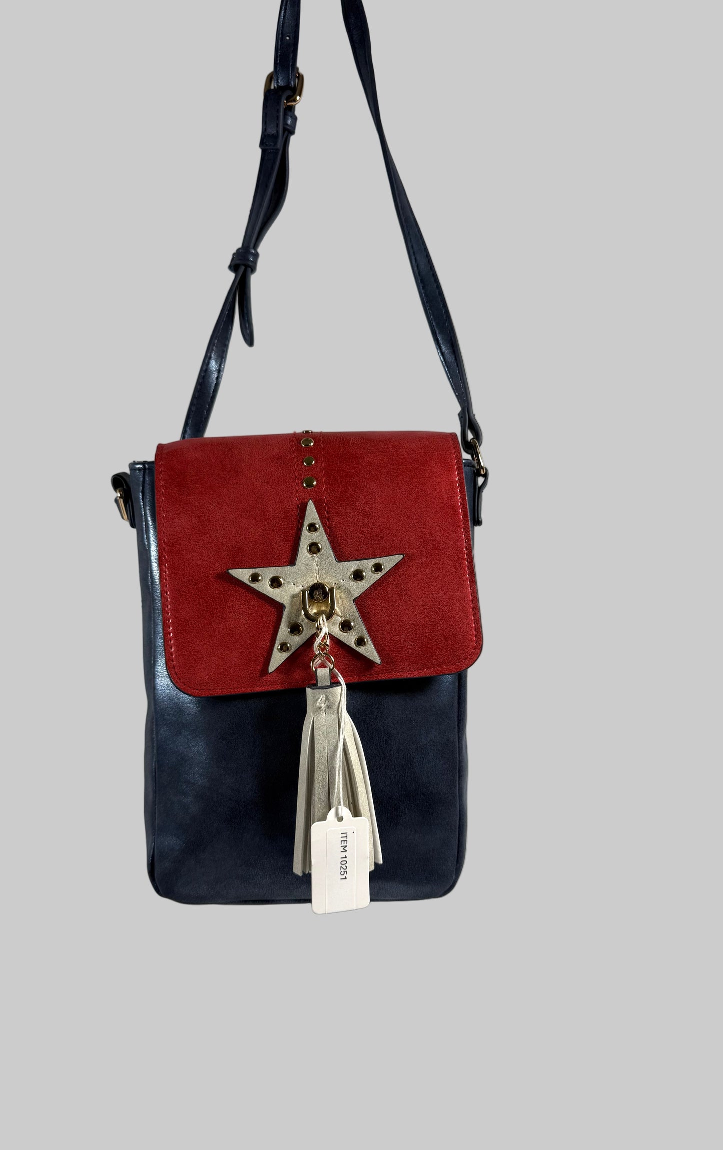 American Flag Mini Messenger Bags Purses in Multi-color