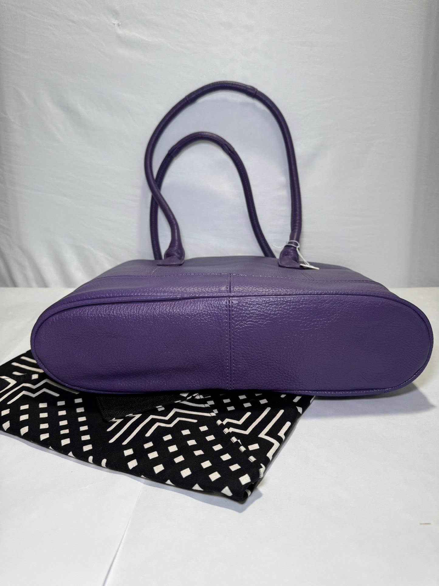  Purple Casual Leather tote 